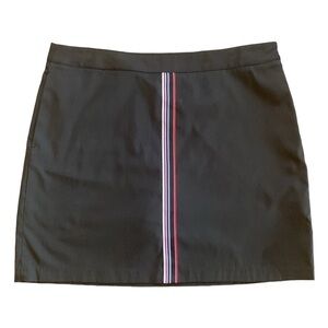 Greg Norman Black Ribbon‎ Stripe Golf Tennis Pickleball Skirt Skort Size 12